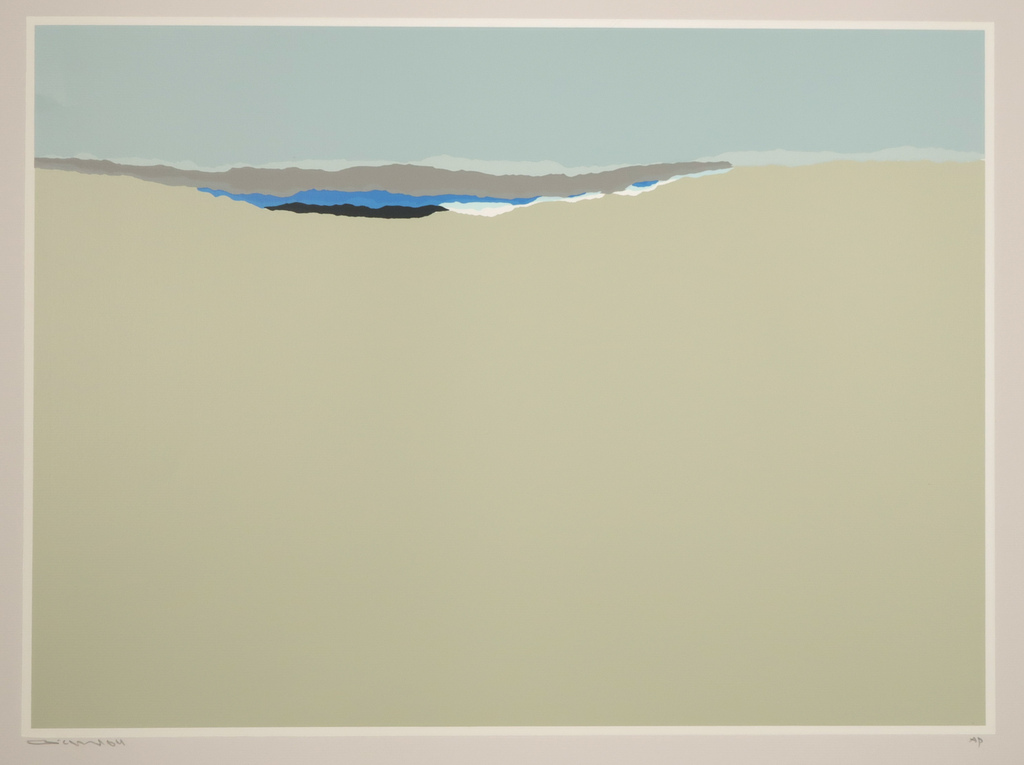 Doris Groeneveld: Zeefdruk, Landschap verkocht voor € 36!