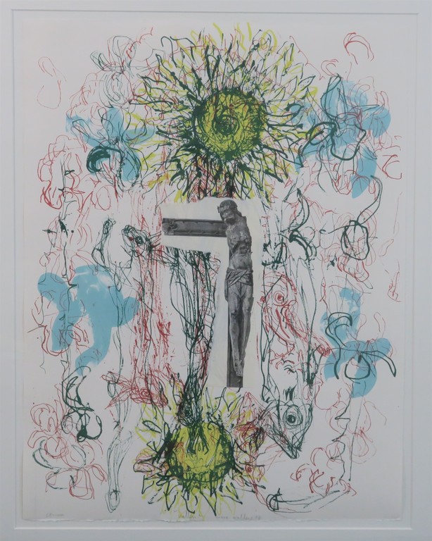 Marc Mulders: Zeefdruk en Collage, Vallen - Ingelijst kopen? Bied vanaf 150!