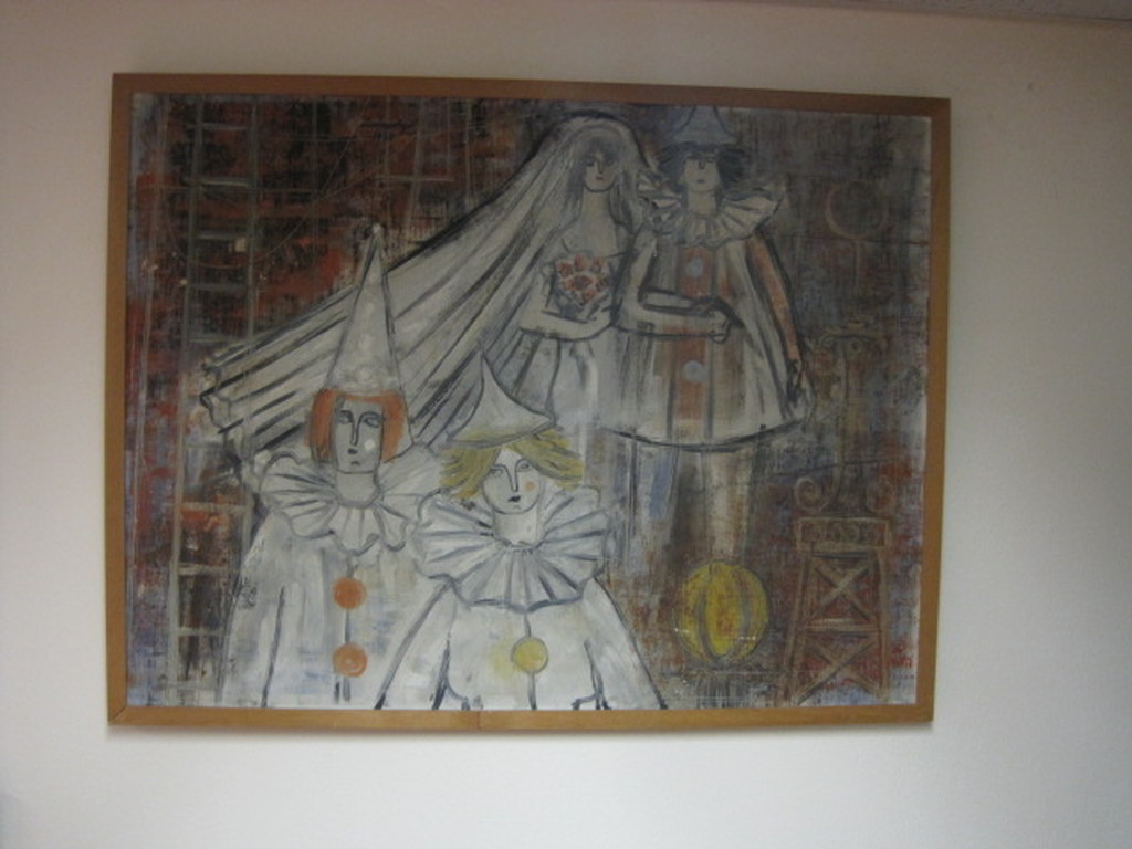 Hongaarse modernist Laszlo Dregely 1932-1990 "Huwelijk" olieverf 1953 kopen? Bied vanaf 1!