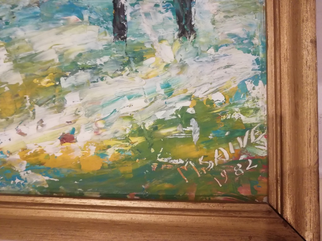 mooi onbekend schilderij,gesigneerd maar onleesbaar voor mij,olieverf op paneel, kopen? Bied vanaf 1!