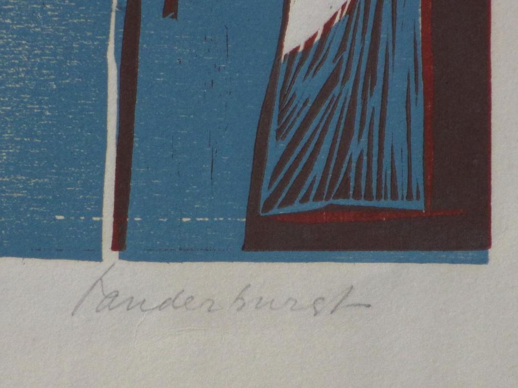 Flip van der Burgt, Mes enfants, Kleurhoutsnede kopen? Bied vanaf 35!