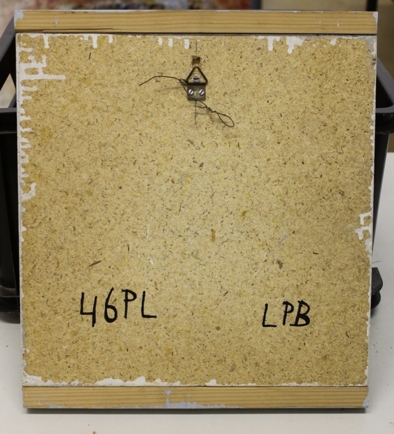 L.P. Boone: Keramische tegel, genummerd 46PL kopen? Bied vanaf 20!