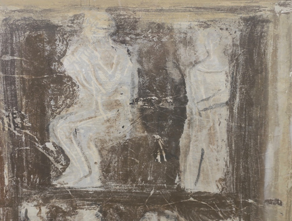 Gerard Princee: Gouache, Z.T. - Ingelijst (Groot) kopen? Bied vanaf 1!