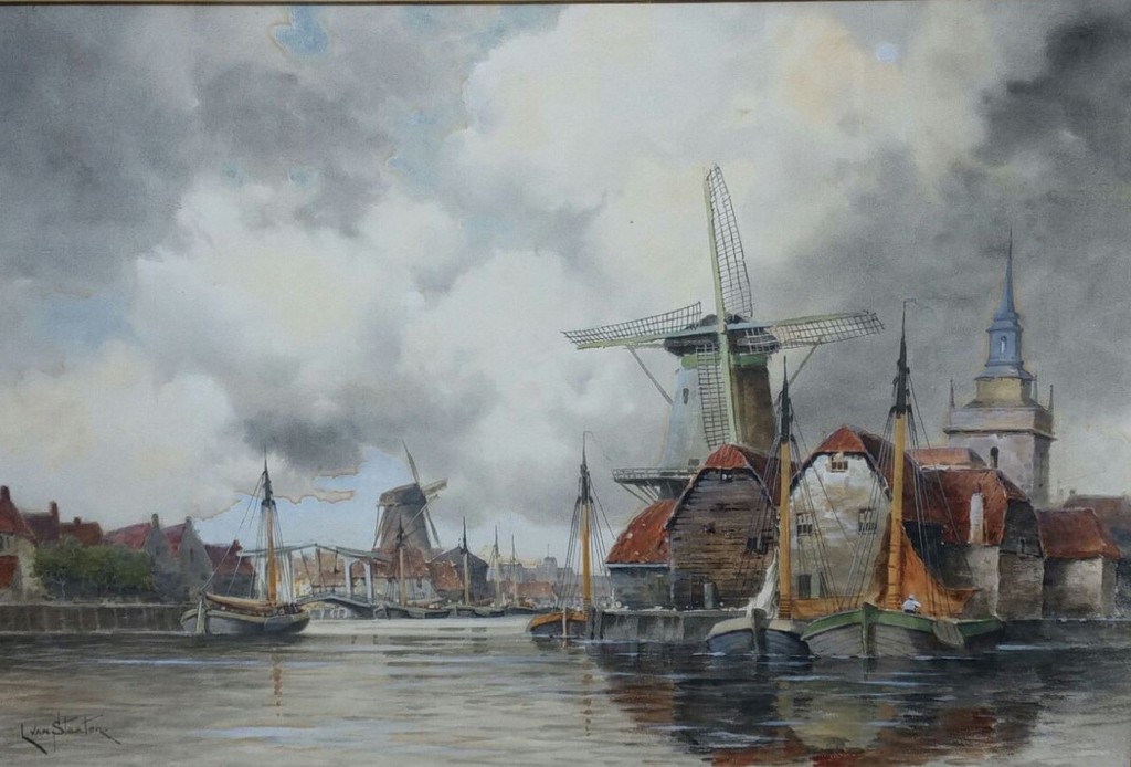 Hermanus jr. Koekkoek (L. Van Staaten). 1836-1909 , aquarel kopen? Bied vanaf 200!