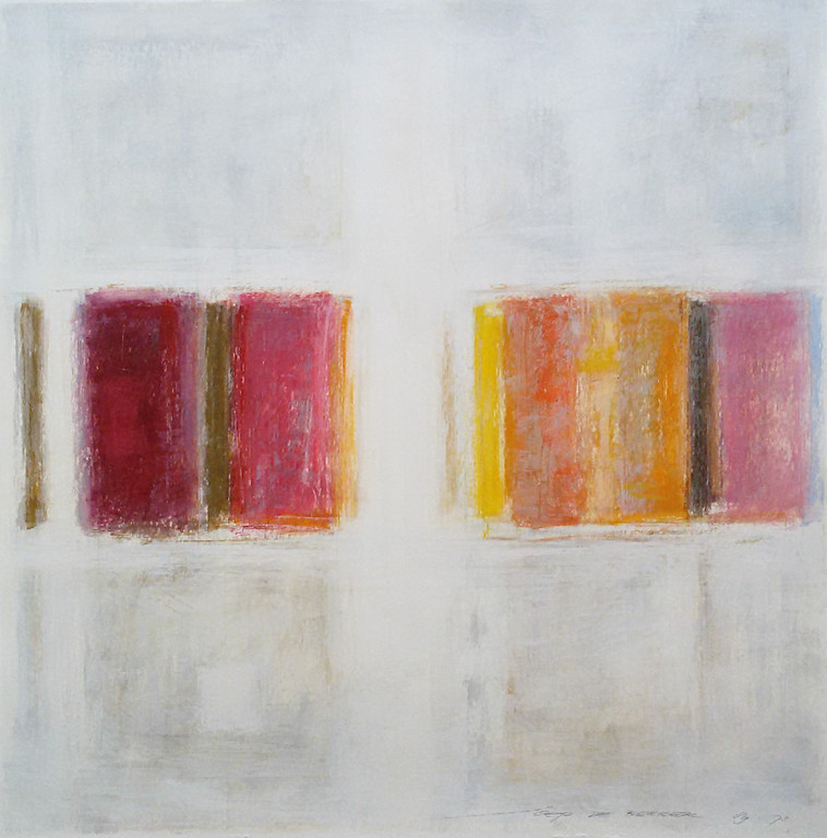 Joep de Bekker - Zonder titel, gouache (prachtig ingelijst) verkocht voor € 185!