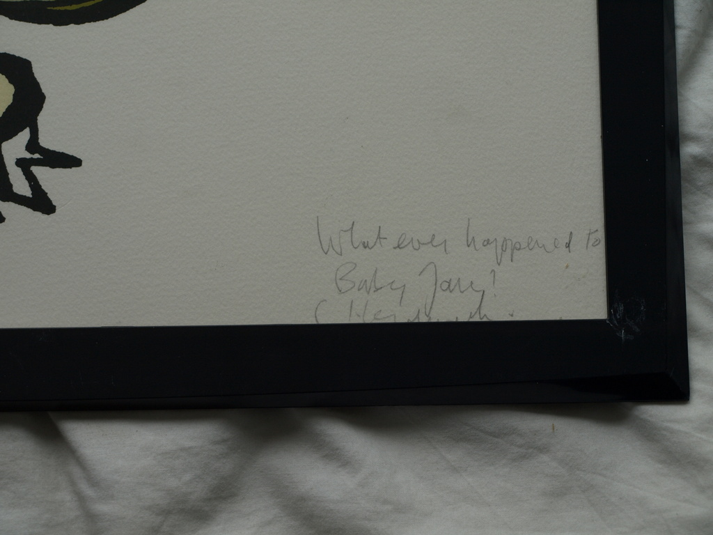 George Heidweiller : Zeefdruk – Whatever Happened to Baby Jane? - 1996 kopen? Bied vanaf 1!