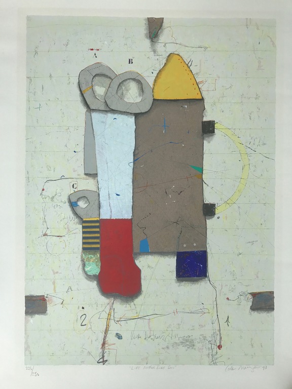 Cole Morgan - gesigneerde zeefdruk - Like father like son verkocht voor € 185!