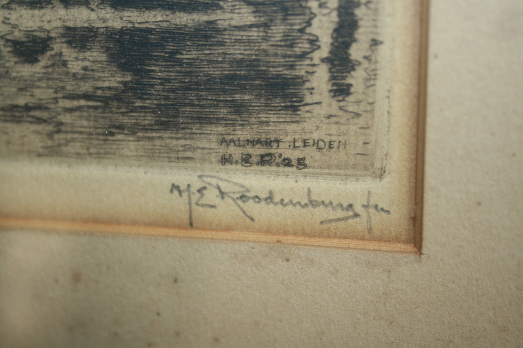 AALMARKT 1925 LEIDEN van HE ROODENBURG kopen? Bied vanaf 30!