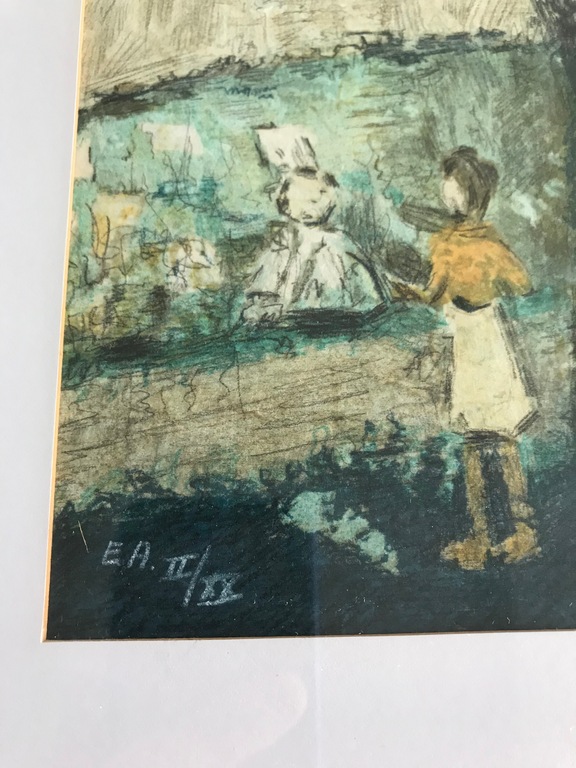 Hubert De Vries - prachtige litho - Getekend en genummerd kopen? Bied vanaf 1!