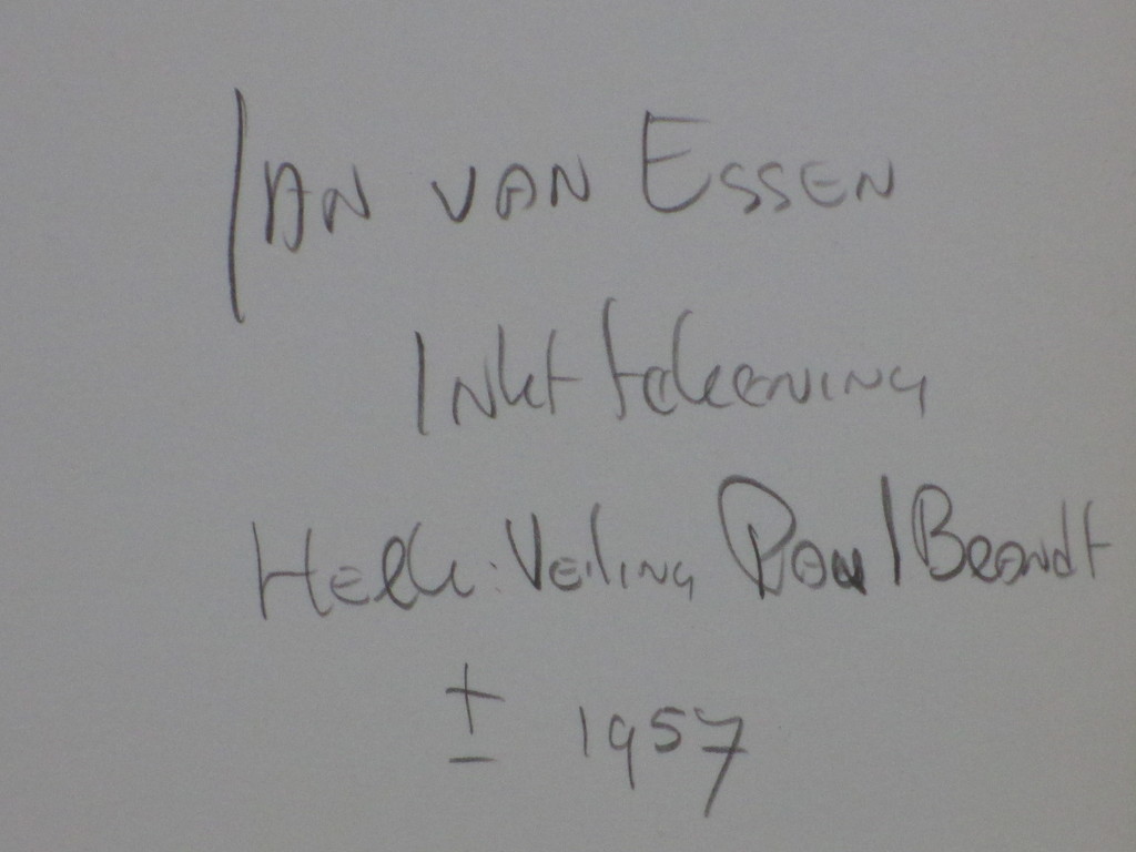 Jan van Essen, Boerenkar in de sneeuw, Inkttekening kopen? Bied vanaf 1!