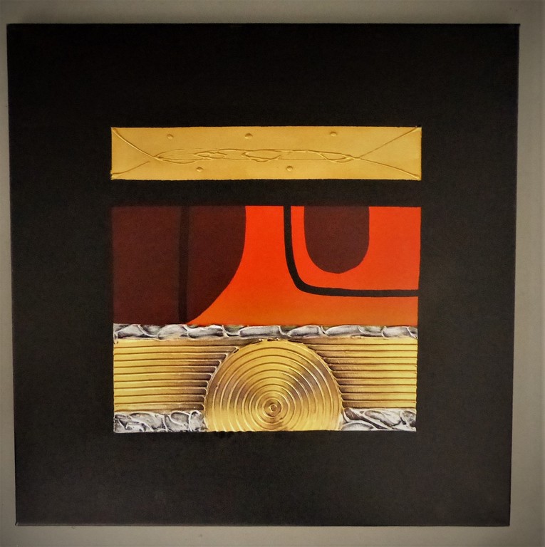 Han Teng, Olieverf op linnen, handgesigneerd,orgineel verkocht voor € 35!