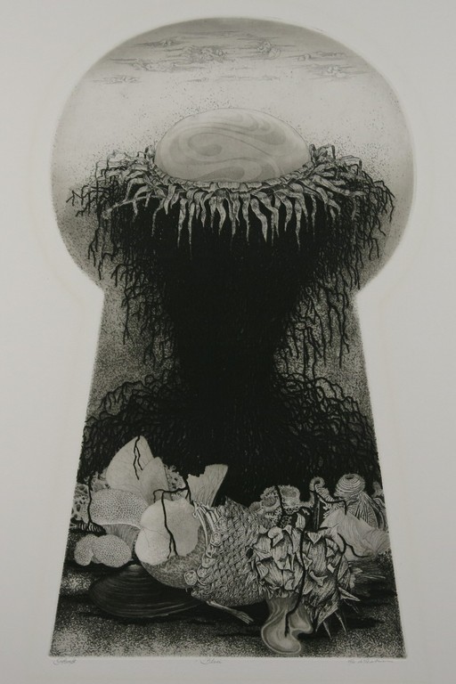 Gerard van Rooy: Ets en Aquatint, Bloei verkocht voor € 50!