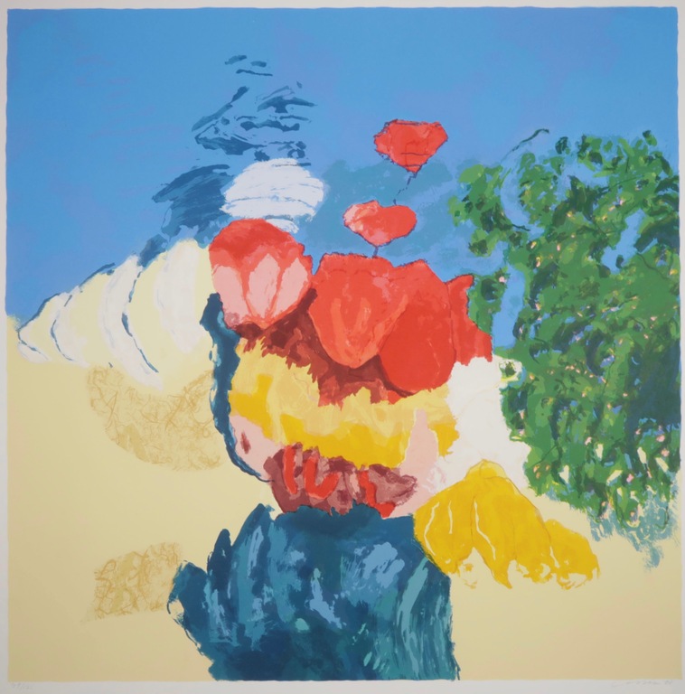 Henk van Vessem: Zeefdruk, De natuur ontvouwt zijn waaier kopen? Bied vanaf 1!