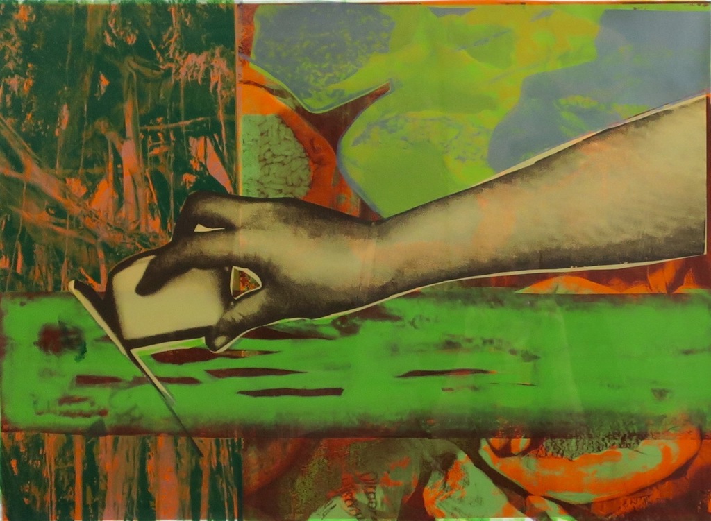 Mirjam Burer: Zeefdruk, Handen - Ingelijst kopen? Bied vanaf 1!