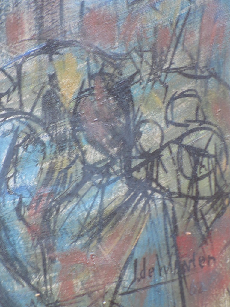 Janus de Winter, Kruisiging, Gemengde techniek kopen? Bied vanaf 120!