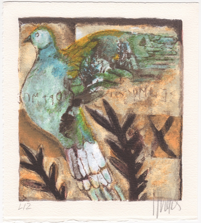 Astrid Engels, zeefdruk, 1996 verkocht voor € 125!