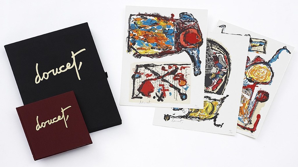 Jacques Doucet: Portfolio: Traces du Quotidien, 3x Litho + Boek kopen? Bied vanaf 200!
