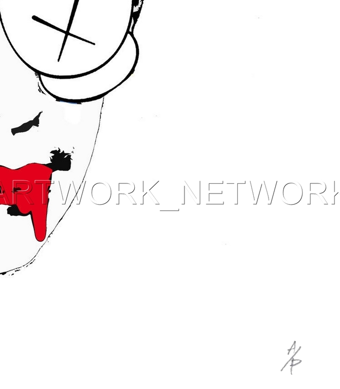 DEATH NYC - "Queen Finger"- n° A/P - Signed with COA (Edition Artist Proof)  kopen? Bied vanaf 1!