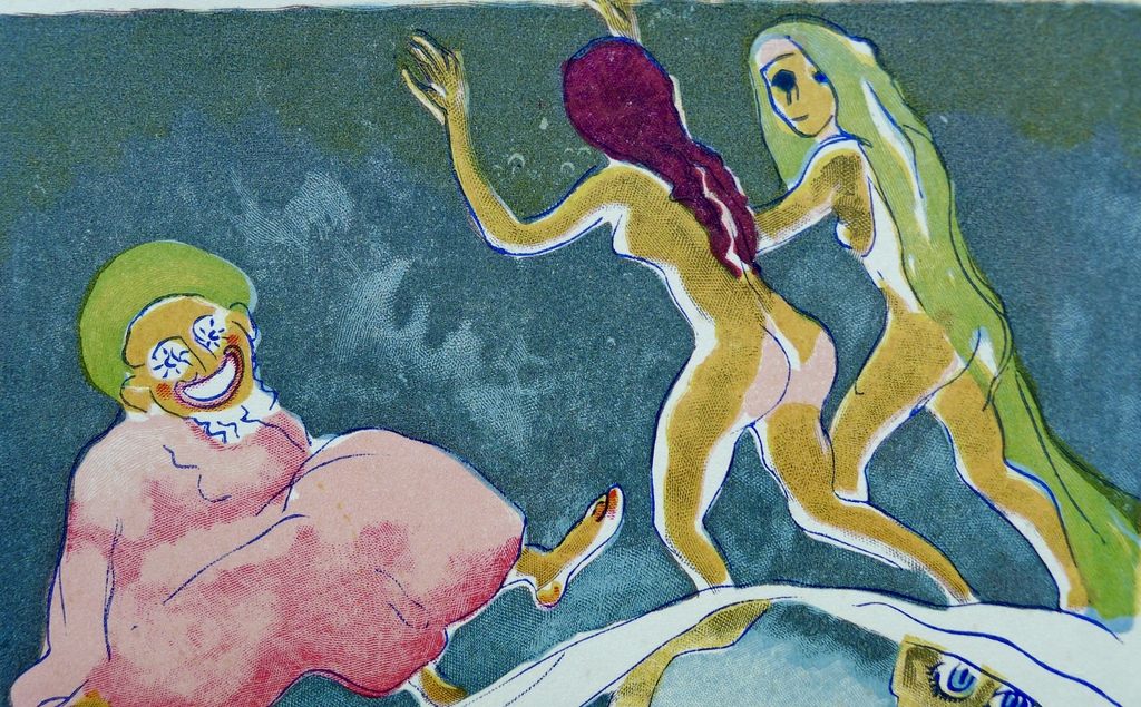 Kees van Dongen,Houtgravure ,"Canne -à-sucre-et Aboul-Hassan ressuscités" kopen? Bied vanaf 10!