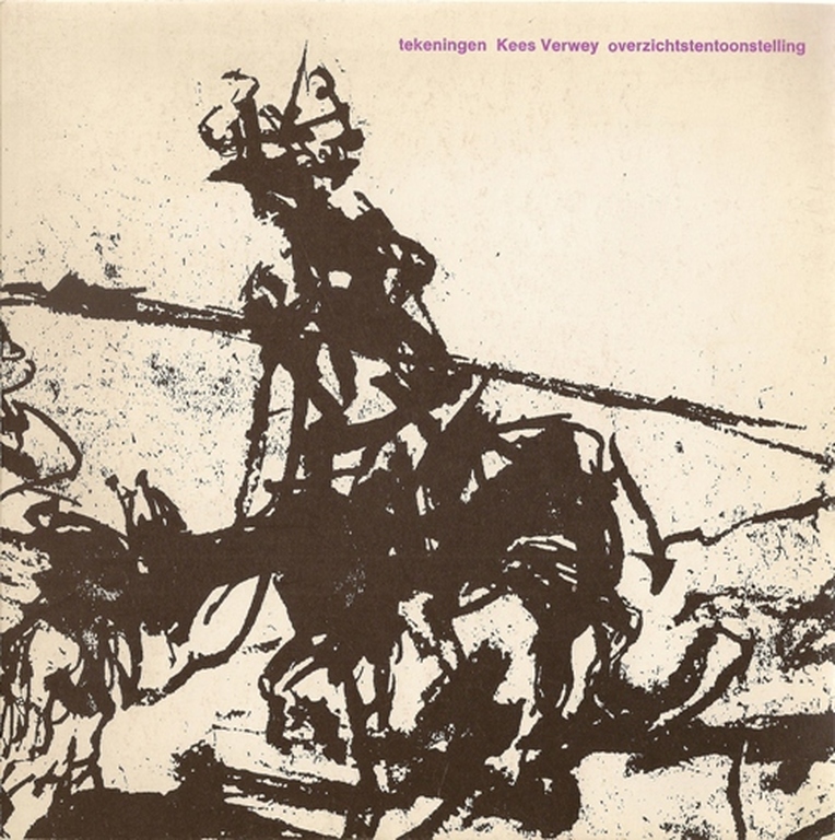 KEES VERWEY tekening "De Verdoemden" 1970 + poster tentoonstelling kopen? Bied vanaf 150!