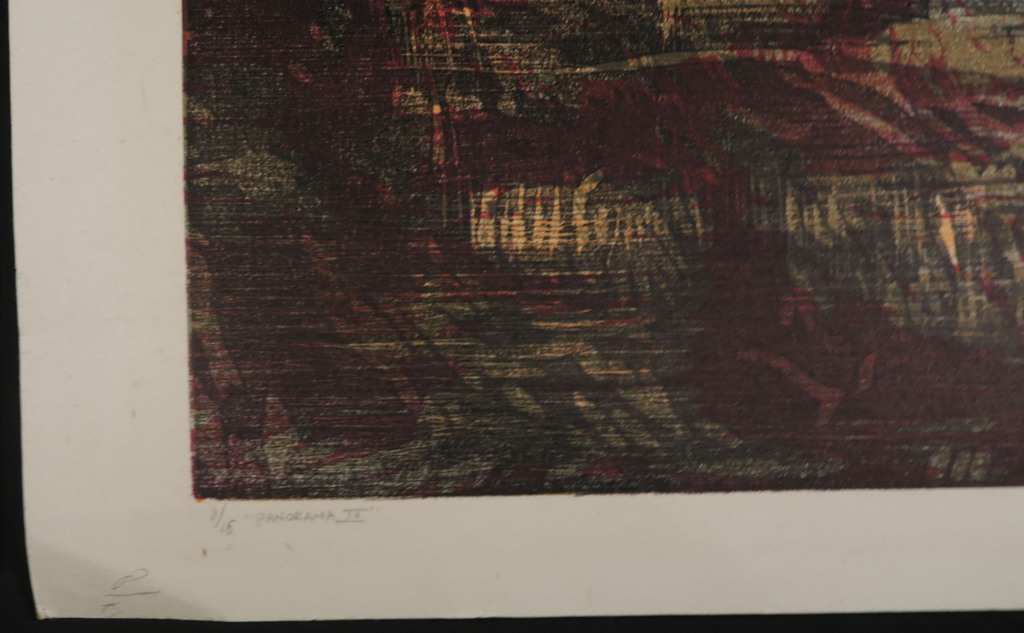 Willem de Vries: Houtsnede, Panorama IV  kopen? Bied vanaf 20!