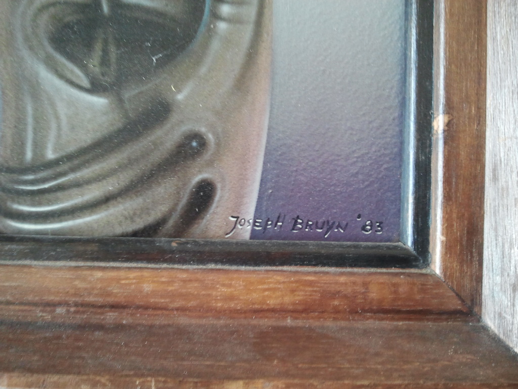 Joseph Bruyn, zonder titel, paintbrush op paneel,  kopen? Bied vanaf 1!