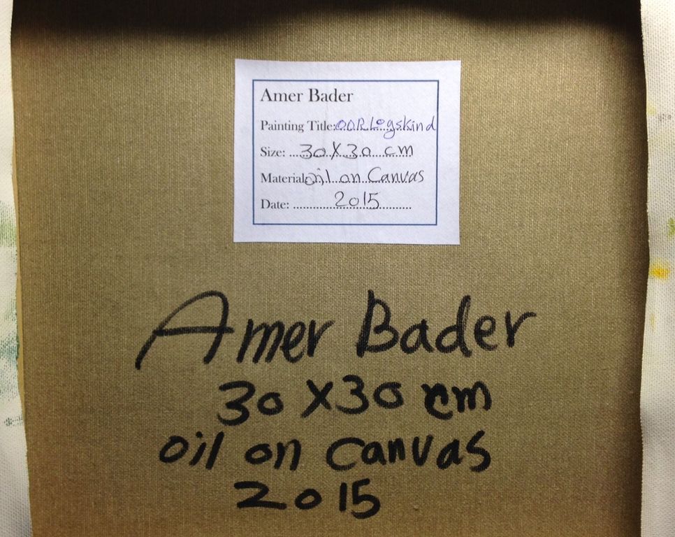 Amer Bader: Oorlogskind, Olieverf op canvas kopen? Bied vanaf 115!