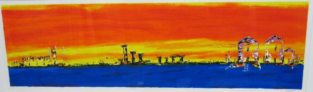 Henk Kuijpers: Litho, Nisaki - Ingelijst (bijzonder formaat) verkocht voor € 40!