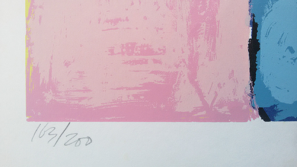 Ton van Kesteren - Abstract, zeefdruk (groot) kopen? Bied vanaf 1!