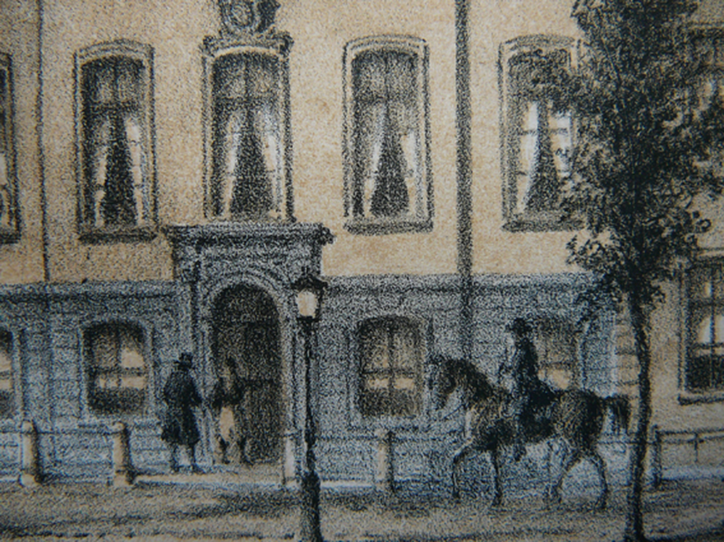 J.J.A. Hilverdink: Gebouw der Handelsmaatschappij te Amsterdam (1860) kopen? Bied vanaf 1!