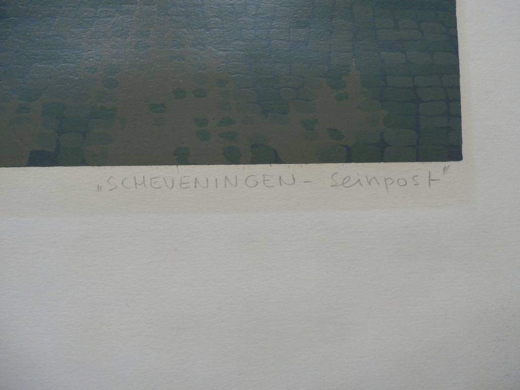 Sees Vlag - zeefdruk: Seinpost Scheveningen - 1976 kopen? Bied vanaf 75!