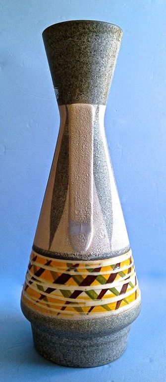 Eduard Bay West Germany vaas met polychroom decor 272-35 kopen? Bied vanaf 14!