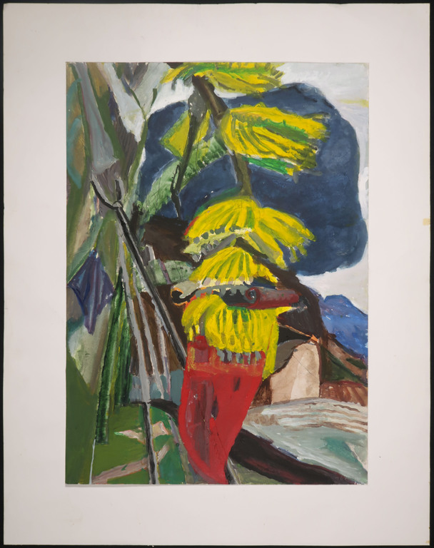 Hans Ebeling Koning: Gemengde techniek op papier, Z.T.  kopen? Bied vanaf 100!