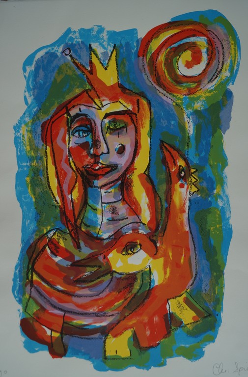 Christine Spierings - gesigneerde zeefdruk  kopen? Bied vanaf 1!