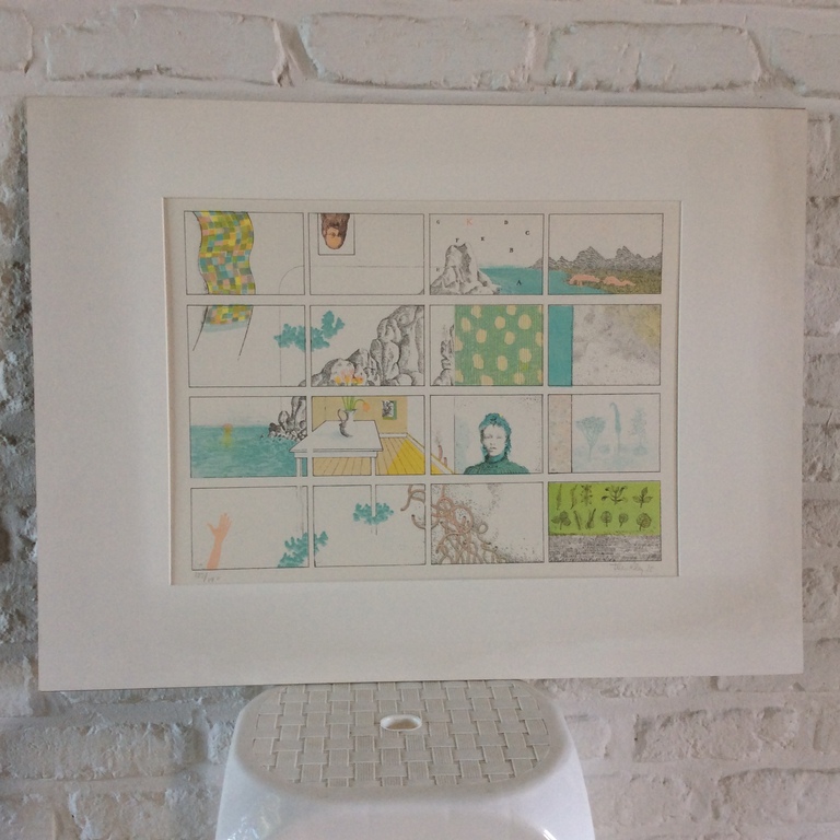 Theo Kley - gesigneerde zeefdruk - oplage 190 exemplaren - 1972 kopen? Bied vanaf 50!