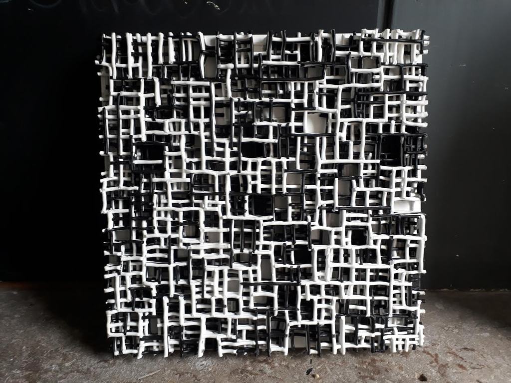 Back to Zero  44   Acrylaat op houten paneel   Erwin Stientra kopen? Bied vanaf 350!