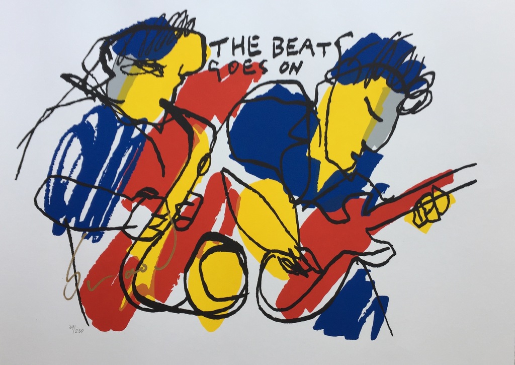 Herman Brood - The Beat Goes On (set) - Hand gesigneerde zeefdruk kopen? Bied vanaf 380!