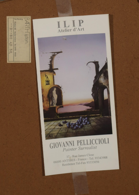 Giovanni Pelliccioli: Aquarel en inkt, Zonder titel - Ingelijst  kopen? Bied vanaf 35!