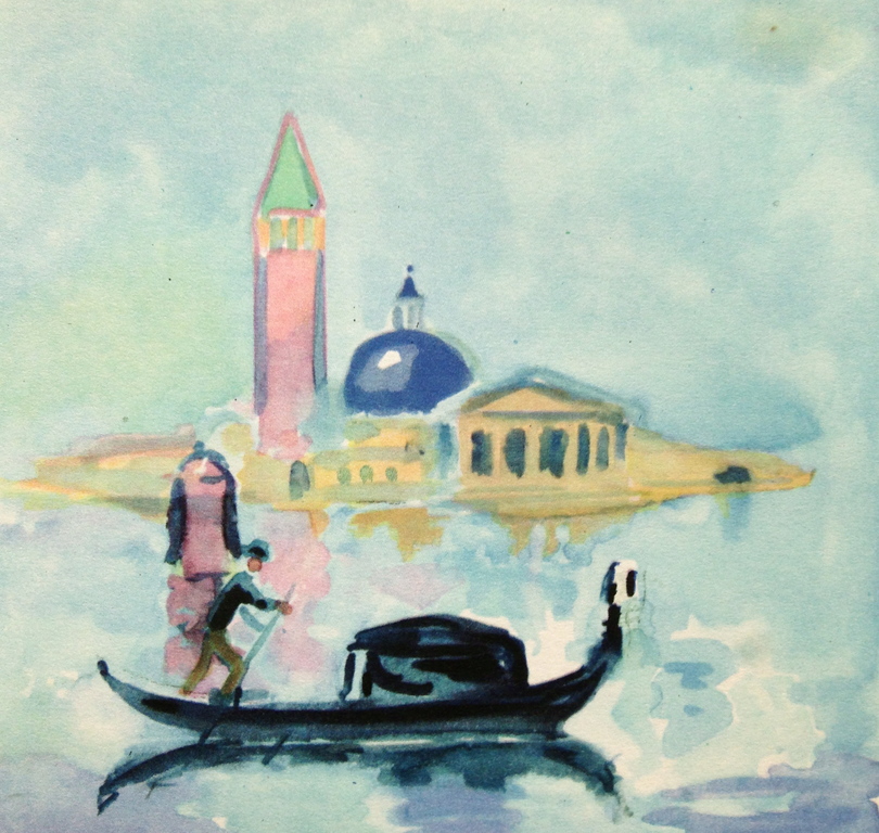 Kees van Dongen, Grafisch werk uit 1947 Incl.certificaat, "Venice" kopen? Bied vanaf 1!