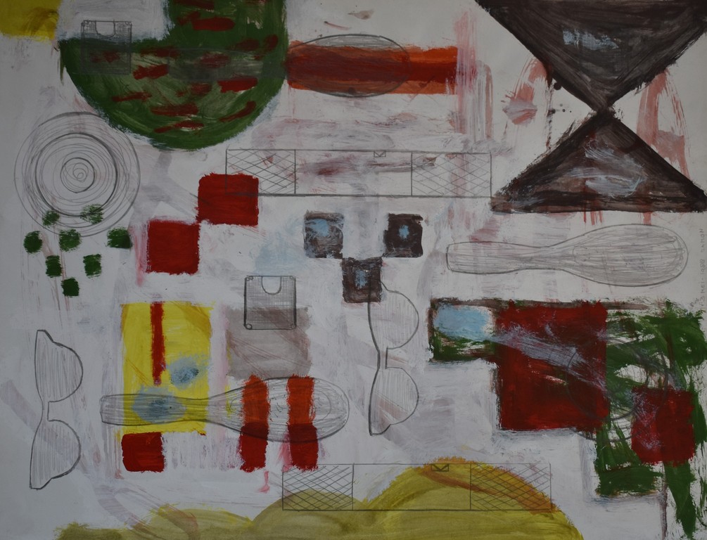 Ramon Jan Vet, 1958 Wormerveer, 3x conceptuele kunst  op papier kopen? Bied vanaf 1!