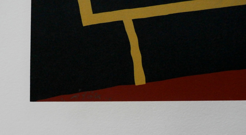 Doris Groeneveld - Zeefdruk: abstract - 1987 kopen? Bied vanaf 50!