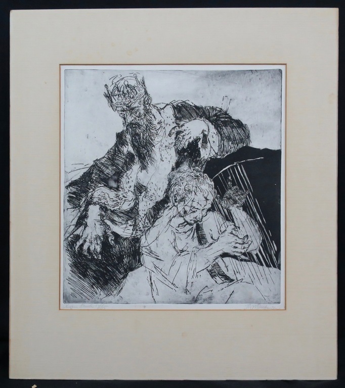 Jan Mensinga: Ets, Zonder titel verkocht voor € 45!