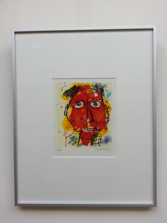Kees Salentijn, zeefdruk op papier in lijst verkocht voor € 35!