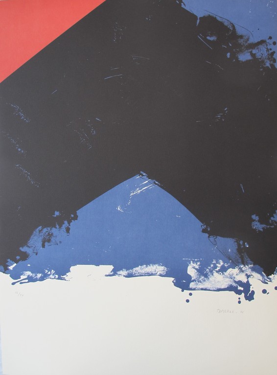 'Tres colors '- kleurenlithografie, gesigneerd, oplage 99 ex., 1986  kopen? Bied vanaf 100!