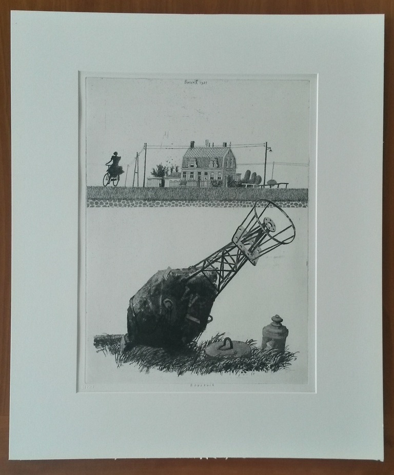Hermanus Berserik - ets/aquatint - Kanaal van Voorne (en Putten) kopen? Bied vanaf 60!
