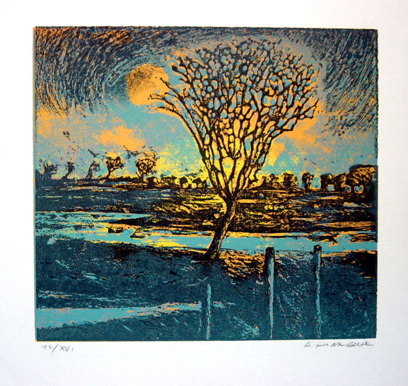 Elmar Gille - "Herfst" - ets verkocht voor € 69!