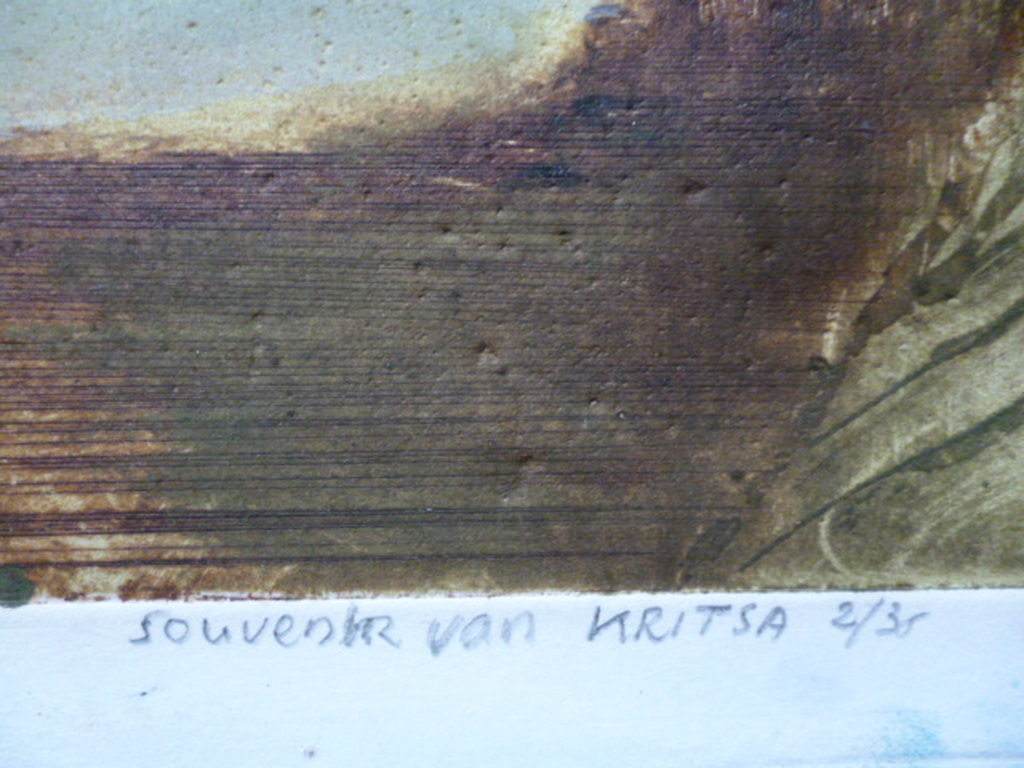 Ru van Rossem - kleurenets - Souvenir van Kritsa kopen? Bied vanaf 100!