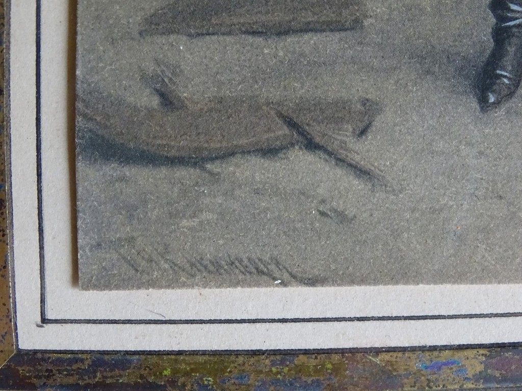 Naar Frederick Hendrik Kaemmerer (1839-1902), ingekleurd gravure, Ruziënde heren kopen? Bied vanaf 10!