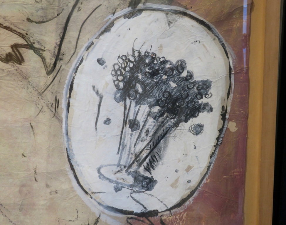 Jean Bilquin: Acryl en Collage, Angst - Ingelijst (Zeer groot) kopen? Bied vanaf 600!