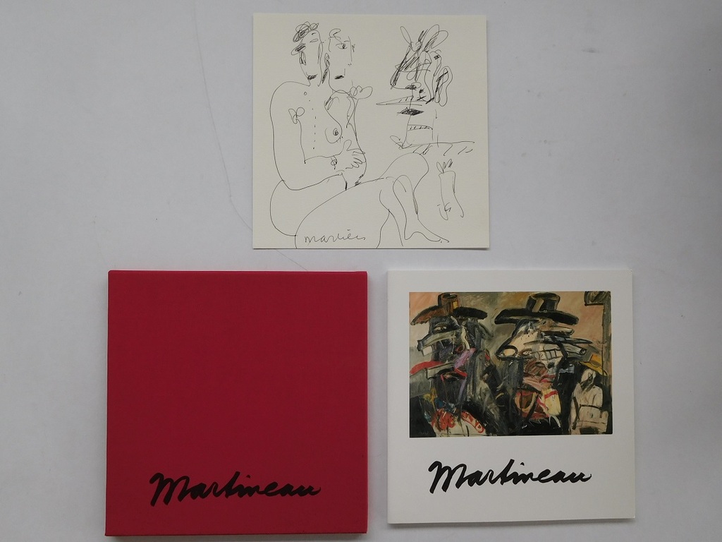 Anton Martineau, Originele pentekening met catalogus in linnen cassette, 1991 verkocht voor € 95!